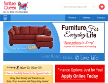 Tablet Screenshot of furniturequeen.com